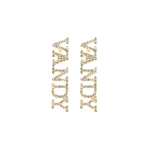 Vanderbilt VANDY Pavé Rhinestone Stud Earrings-Brianna Cannon Discount