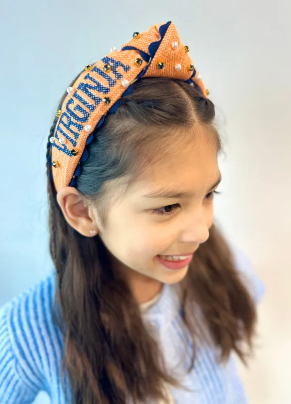 Virginia Child VIRGINIA HOOS Cross Stitch Headband-Brianna Cannon Hot