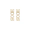 Virginia HOOS Pavé Rhinestone Stud Earrings-Brianna Cannon Hot