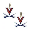 Virginia Logo Earrings-Brianna Cannon Best