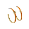Virginia Logo Hoop Earrings-Brianna Cannon Online
