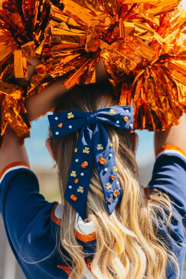 Virginia Navy Bow Barrette-Brianna Cannon Clearance