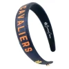Virginia Navy Thin Embroidered Headband-Brianna Cannon Fashion