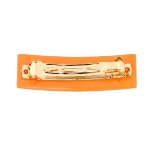 Virginia Orange VIRGINIA Rectangle Barrette Clip-Brianna Cannon Fashion