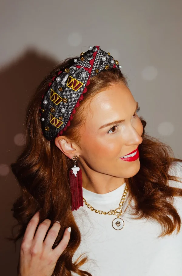 Washington Commanders Adult Cross Stitch Headband-Brianna Cannon New