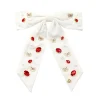 White Kentucky Derby Bow Hair Barrette-Brianna Cannon New