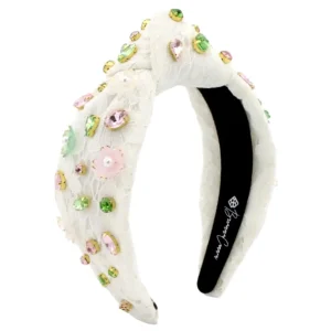 White Lace Fresh Blossom Headband-Brianna Cannon Clearance