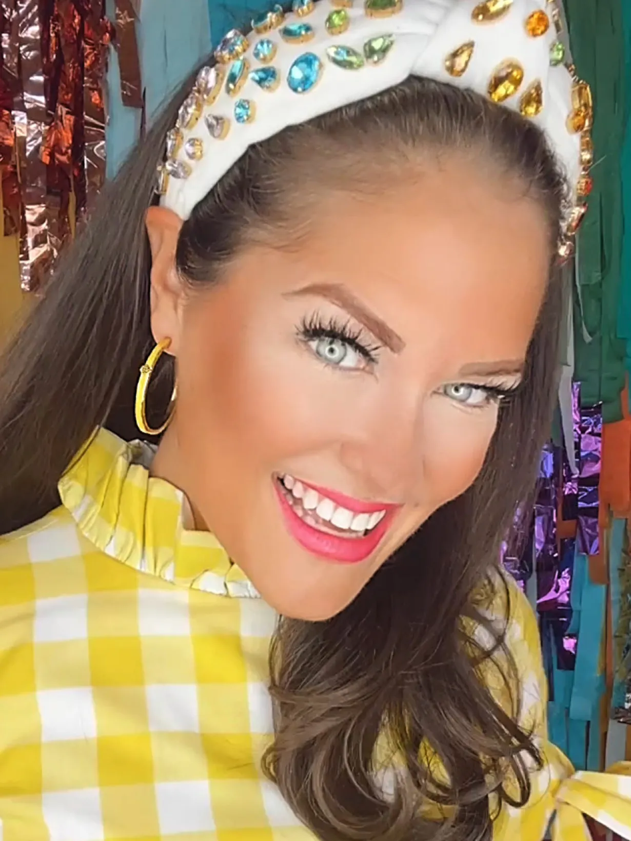 yellow_enamel_logo_hoops_1.webp Yellow Enamel Logo Hoops-Brianna Cannon Outlet