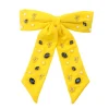 Yellow Savannah Bananas Bow Barrette-Brianna Cannon Clearance